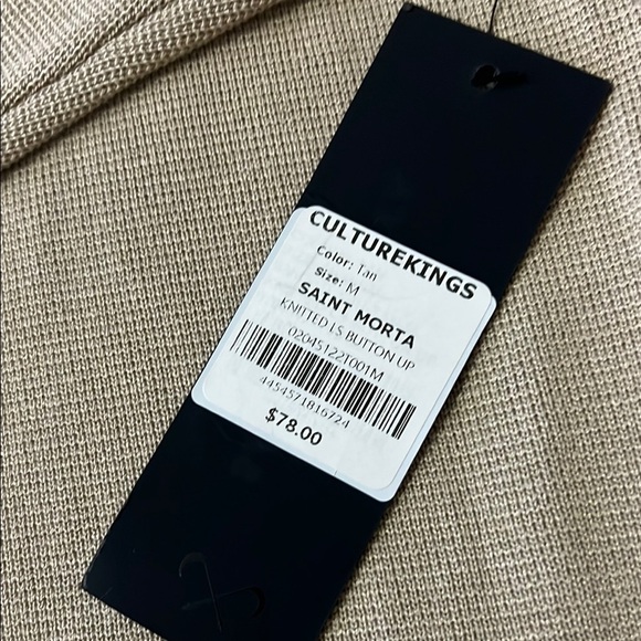 Saint Morta Long Sleeve Button Up Sweater Mens M - Picture 2 of 8